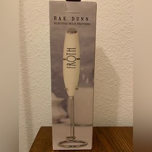 New Rae Dunn White Electric Milk Frother